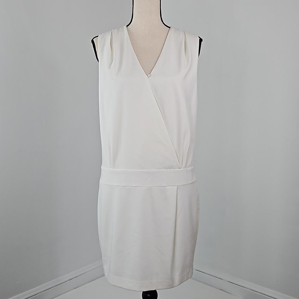 Gap Drop Waist Sleeveless White‎ Dress FLAWS | Women's 8